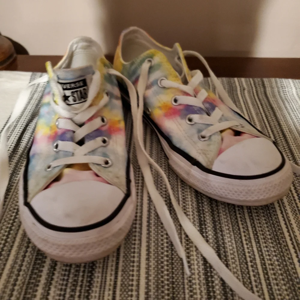 CLEARANCE ~ LAST CALL              Tie Dyed Converse Sneakers - Unisex